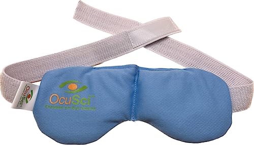 Eye Comfort Compress for Dry Eye Relief, hot and Cold Therapy to Treat: Dry Eye Syndrome, Allergies, TMJ, Sinus Pressure, Stress. (Eye Compress Hot/Cold)