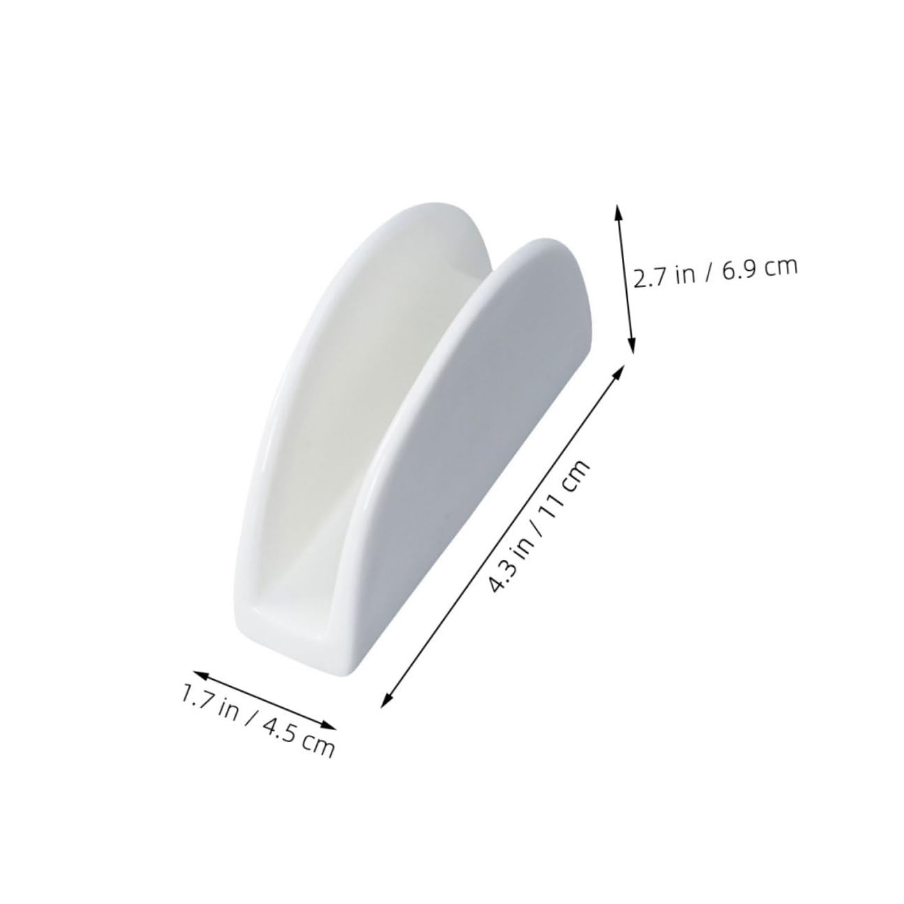 VICASKY 2pezzi Porta Tovaglioli in Ceramica Da Tavolo Organizzator Tovaglioli Per Cucina Cena Feste e Uso Quotidiano Resistente