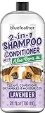 Natural Lavender Oatmeal Dog Shampoo and Conditioner for Dry Itchy Sensitive Skin - Organic...