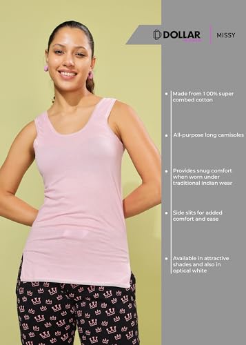 Image of Dollar Missy Pack of 1 Women's Combed Cotton Camisole