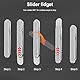 OBEST Fidget Slider Spielzeug, EDC Metall Fidget Slider Toys, ADHS Autismus Sensorisches Spielzeug, Angst Stressabbau Zappelspielzeug, Dekompression Slider Erwachsene Geschenke für Büro, Schule