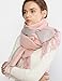 RIIQIICHY Cachemira Invierno Reversible Bufanda Pashmina Chal Mantón para Mujeres Más Grueso...