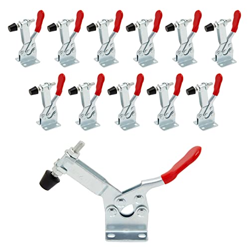 12 Pack Hold Down Toggle Clamps Latch With Anti-Slip Handle For Woodworking, 200Lbs Capacity #TOP8