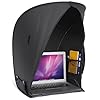 RitzGear Laptop Sun Shade | Portable Compact Anti-Glare Screen Hood, Tent & Carry Case for 17” Computer, Tablet & Smartphone | Light Reflective Shield & Waterproof Privacy Cover for Working Outside
