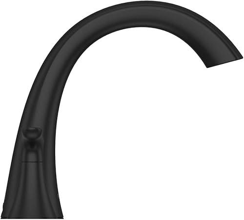 Miniatura 2 de Pfister Weller - Grifo de bañera romana (válvula se vende por separado), 2 asas, 3 agujeros, acabado negro mate, RT65WRB