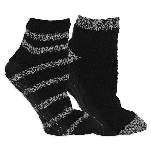 Dr. Scholl's Women's Low Cut Soothing Spa Socks-Lavender & Vitamin E Infused-2 & 3 Pairs-Bottom Grippers