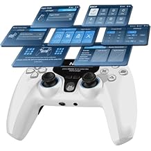 NBCP Wireless PC Controller with Interactive Screen - Gaming Controller with Hall Joysticks & Triggers - 1000Hz Polling Rate & 2 Programmable Buttons, Gyroscope Calibration & Drift Repair Function, Motion Control, Compatible with PC/Switch/ iOS/Android