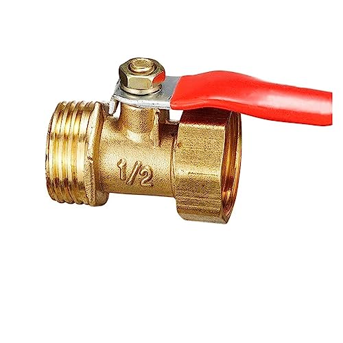 Conector de válvula de latón rosca hembra macho de 1/8 para acoplamiento de tuberías 3
