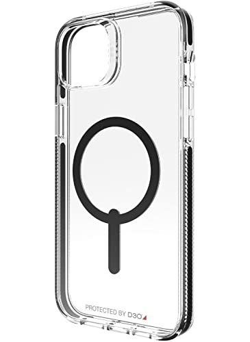 Image of ZAGG Gear4 Santa Cruz Snap Case for Apple iPhone 14 Plus, D30 Drop Protection Up to (13ft│4m), Wireless Charging Compatible, Reinforced Top, Bottom & Edges - Clear