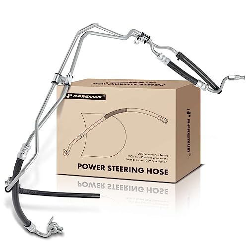A-Premium Power Steering Pressure & Return Hoses Line Assembly Compatible with Toyota 4Runner 1998 1999 2000 2001 2002, 3.4L, with Washer, Rack/Gear's Ports (Inlet and Outlet)