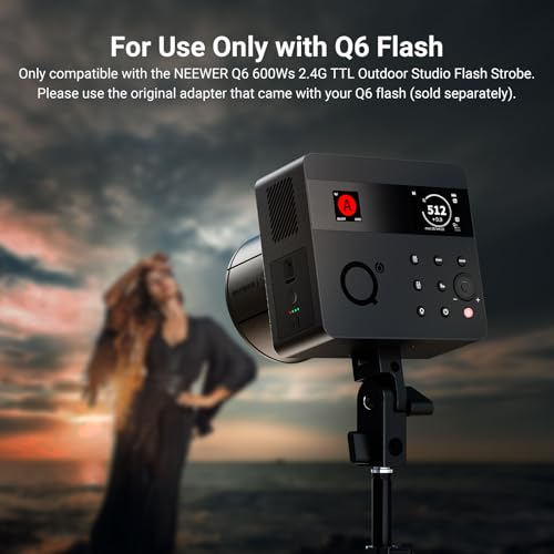 Image of NEEWER Q6 Battery Pack 28.8V /3000mAh for up to 400 Full Power Flashes, Rechargeable Replacement Lithium Battery Q6 600Ws 2.4G TTL Outdoor Studio Flash Strobe Light ONLY, NB-Q6