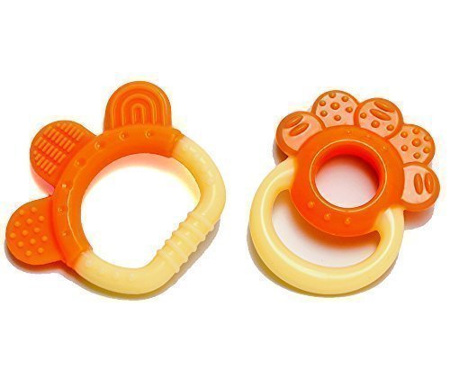 Dental Aesthetics UK - Primer Kit de Mordedor para Bebé (Naranja & Amarillo)