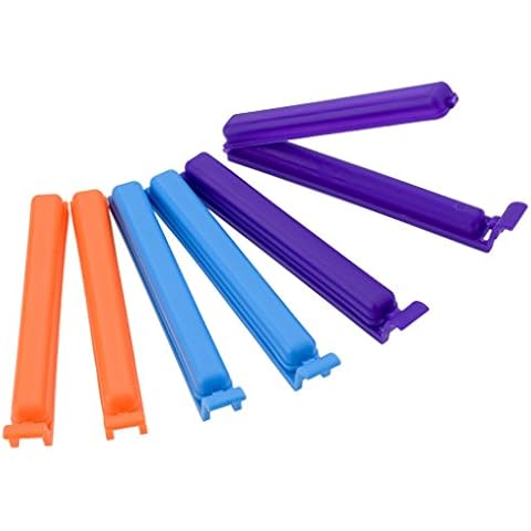 Chef Aid 6-Piece Bag Clippet Set for Food Cover