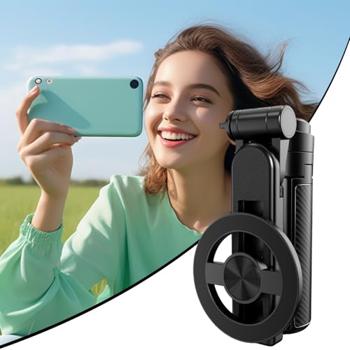 Trípode para vlog streaming con soporte para teléfono selfie y control remoto 3