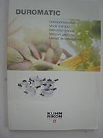 Duromatic Pressure Cooking Manual B000P7ILTU Book Cover