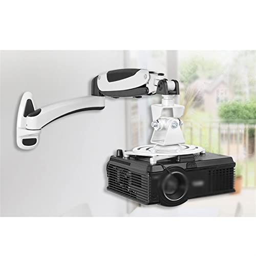 Soporte para proyector montado en pared de aluminio con rotación de 360 grados, ajustable, diseño elegante miniatura 5