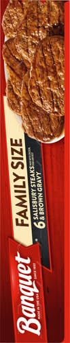 Banquet Family Size Salisbury Steaks And Brown Gravy, Frozen Meal thumb #10