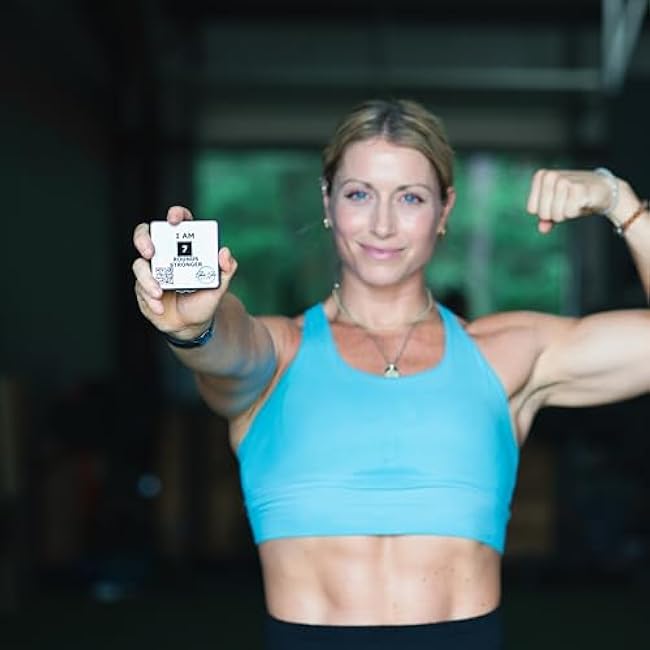 Magnetic Fitness Counter for Crossfit, Powerlifting, Weightlifting, and Bodybuilding, Used for Motivation Performance.