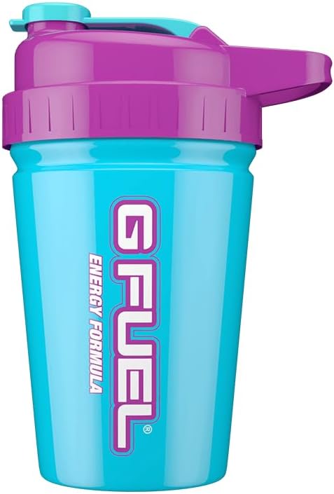 G Fuel Stainless Steel Hornets Shaker Cup 16 oz – Insulated Shaker Bottle for Energy Drinks, BPA-Free, Leak-Resistant Lid, Dishwasher Safe