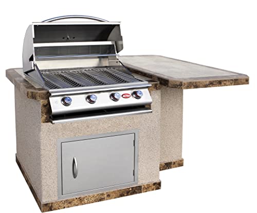 Cal Flame 22-LBK402-ST Grill Island, Brown