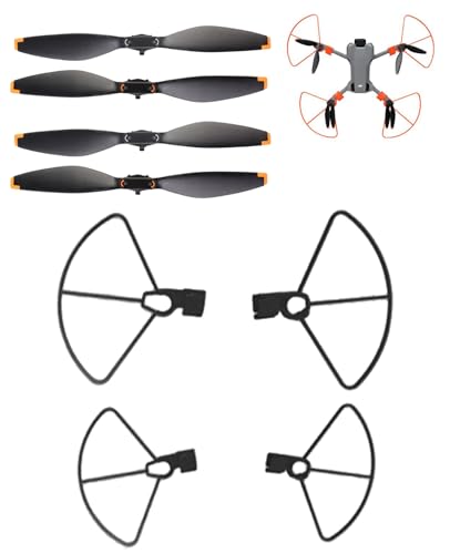 DJI Mini 5 Pro�p�v���y�� NOUKAJU �ی�J�o�[ �h���[���v���y���u���[�h �����p�v���y���u���[�h �Փ˖h�~ DJI Mini 5 Pro�p�v���y���K�[�h (�u���b�N)