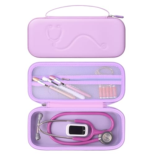 Image of Stethoscope Case for 3M Littmann Classic III & Lightweight II S.E, Purple