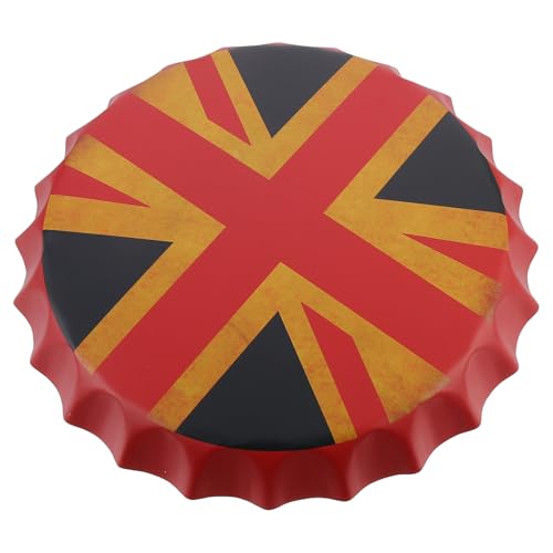 Décoration murale rétro pour bar bistrot plaque fer capsules bière - 2