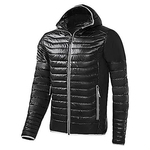 Black Crevice Giacca isolante da uomo I Giacca outdoor traspirante uomo I Giacca funzionale di qualità da uomo in 100% poliestere e imbottitura termoisolante I Idrorepellente e anti-vento
