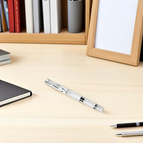 Stylos Plume Rechargeables à Piston Pointe Souple Écriture Confortable