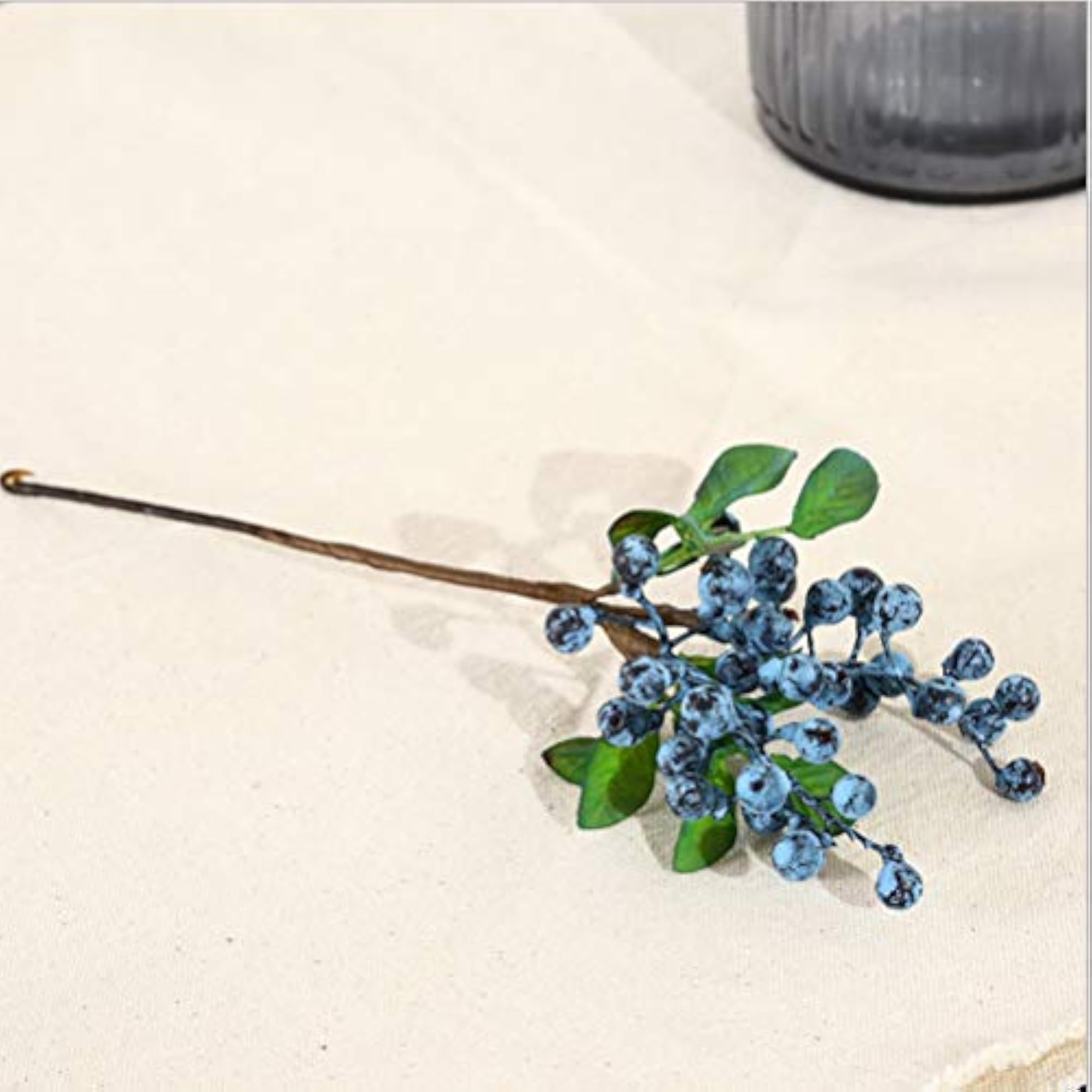 Artificial Lifelike Blueberries Decorative Fruit Plants