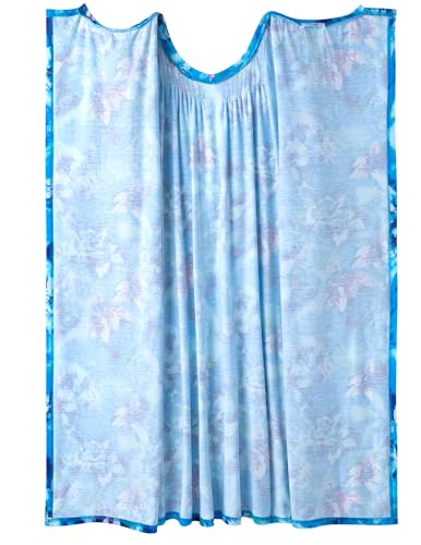 Deyeek Hospital Gowns for Women Post Shoulder Surgery Open Back Adaptive Clothing Lounge Dress for Patients&Seniors Nightgown2