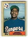 1987 Topps Traded Tiffany #11T Jerry Browne Texas Rangers MLB Baseball Trading Card