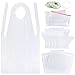 Sntieecr 131 Pieces DIY Tie Dye Kit, T-Shirt Fabrics Tie-dye Kits for Kids Adult Party Group, Including Disposable Aprons, Rubber Bands, Plastic Gloves, Sealed Bags and Plastic Tablecloth