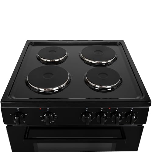 Willow WSE60BK 68L Freestanding Single Cavity Cooker, 60cm Electric Cooker - Black - Image 5