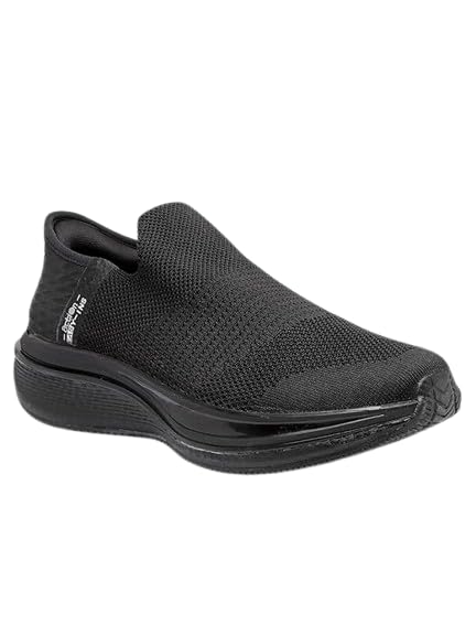 Image of Action WALKER-221 Full-Black Lightweight Sports Running Shoes for Men