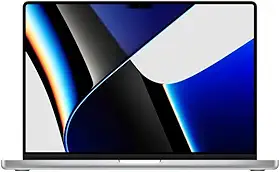Apple notebook MacBook Pro (de 16 polegadas, Processador M1 Pro da Apple com CPU 10‑core e GPU 16‑core, 16 GB RAM, 512 GB SSD) - Prateado