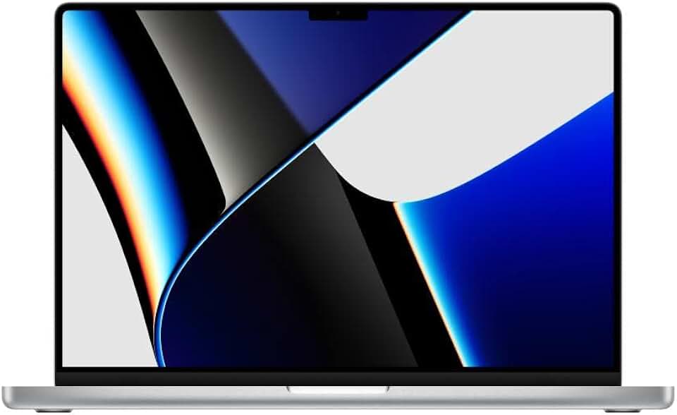 Apple notebook MacBook Pro (de 16 polegadas, Processador M1 Pro da Apple com CPU 10‑core e GPU 16‑core, 16 GB RAM, 512 GB SSD) - Prateado