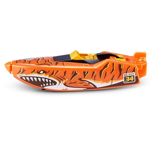 ZURU Robo Alive Robo Boats, Tiger Shark & Robo Shark Boat, 2 Pack, by ZURU Water Activated Boat Toy, (Amazon Exclusive)