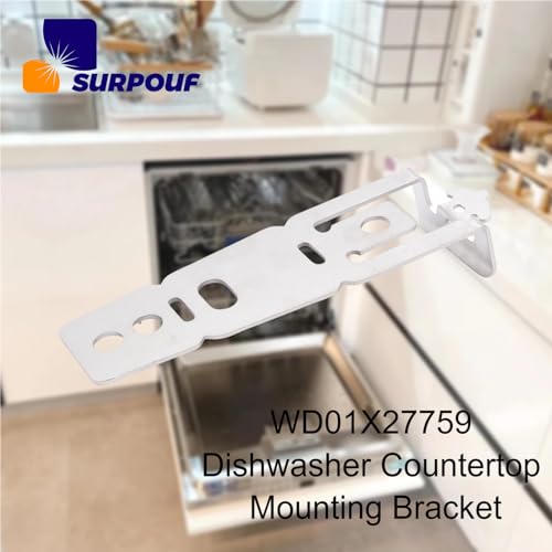 Image of 2Pack WD01X27759 Dishwasher Mounting Bracket Fits For GE Series Dishwasher Replacement Parts