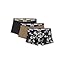 Black Flowers/Khaki Green/Black