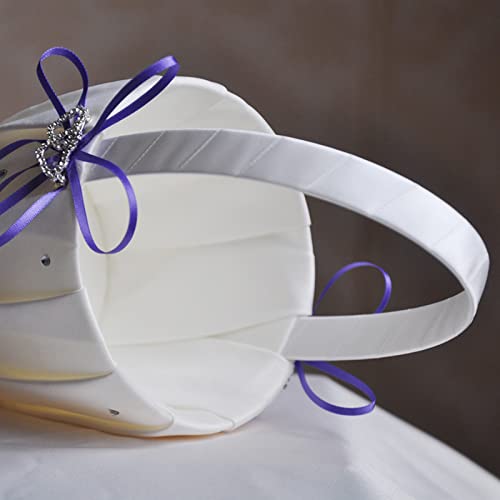 Set di 2 cuscini con cesto e anello, in raso