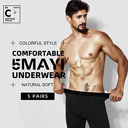 Image of 5Mayi Boxer Briefs Mens Underwear Men Pack Men's Underwear for Men and Boys S-XXL