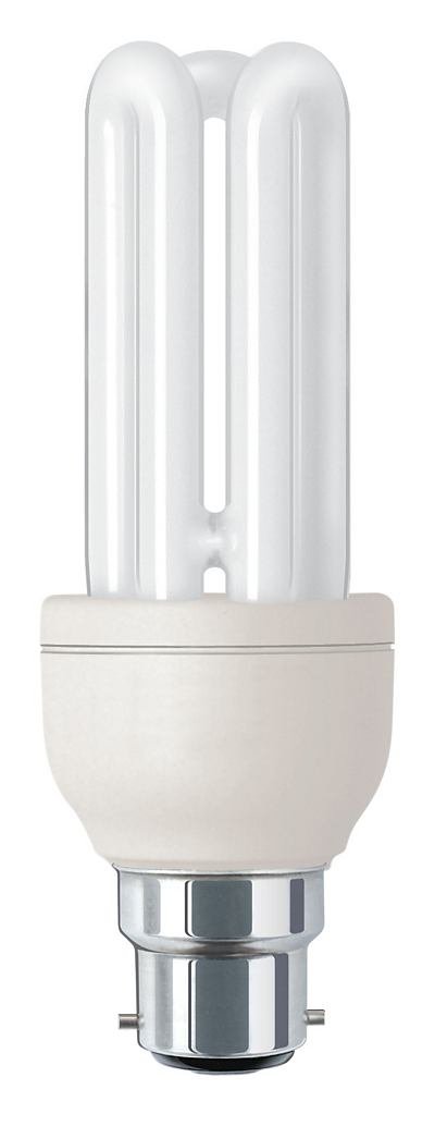 PHILIPS Genie Stick energy saving bulb 14 W, Bayonet cap, Warm white - PACK OF 4