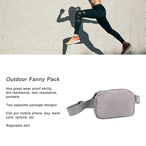 RiToEasysports Pochete Feminina, Mochila Pochete de Nylon Com Cinto Regulável para Corrida e Caminha