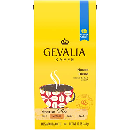 Gevalia House Blend Medium Roast Ground Coffee (12 oz Bag)