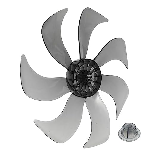 Garneck Aspas De Ventilador De Repuesto De Plástico Aspas De Ventilador De Orificio Redondo 7 Hojas De Mayor Volumen De Aire Ventilador De Pie Para Interiores Pieza De Repuesto Suministro