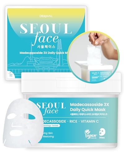 DERMAL Seoul Face Cica Madecassoside 5-Min Quick Sheet Mask