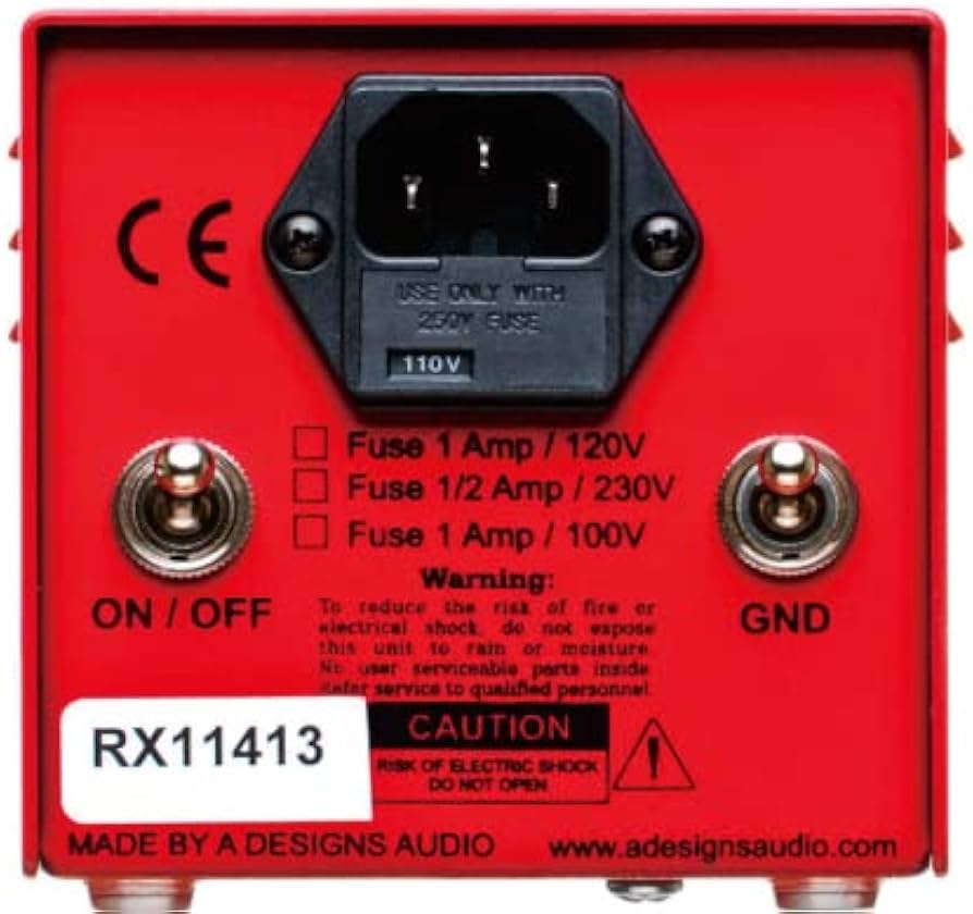 Amazon.co.jp: A-Designs Audio All Tube Design Direct Box REDDI