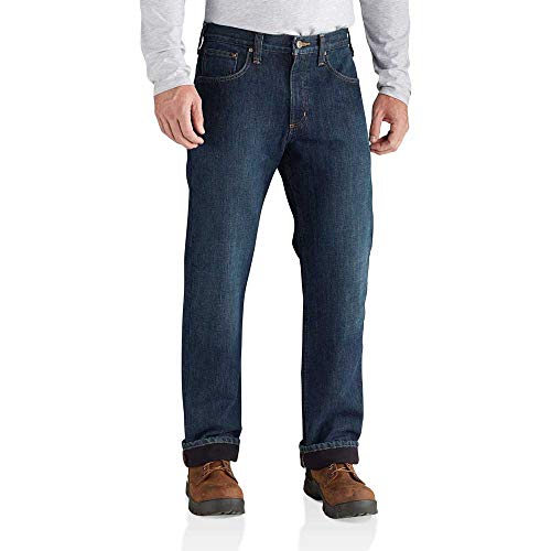 Carhartt Men's Relaxed Fit Flannel-Lined 5-Pocket Jean 102803 - Main Image