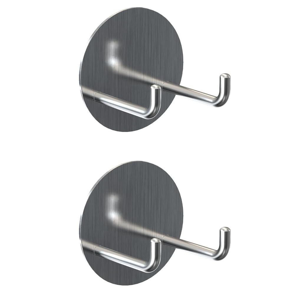 Haopeuk 2pc Coffee Portafilter Holder Wall Mount,Self Adhesive Espresso Portafilter Rack for 51/53/58mm Portafilter